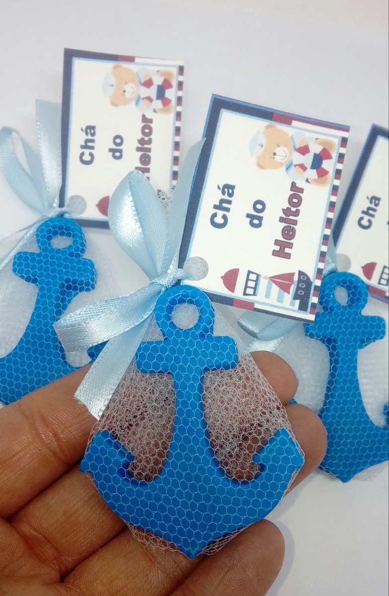 lembrancinhas de cha de bebe do ursinho marinheiro