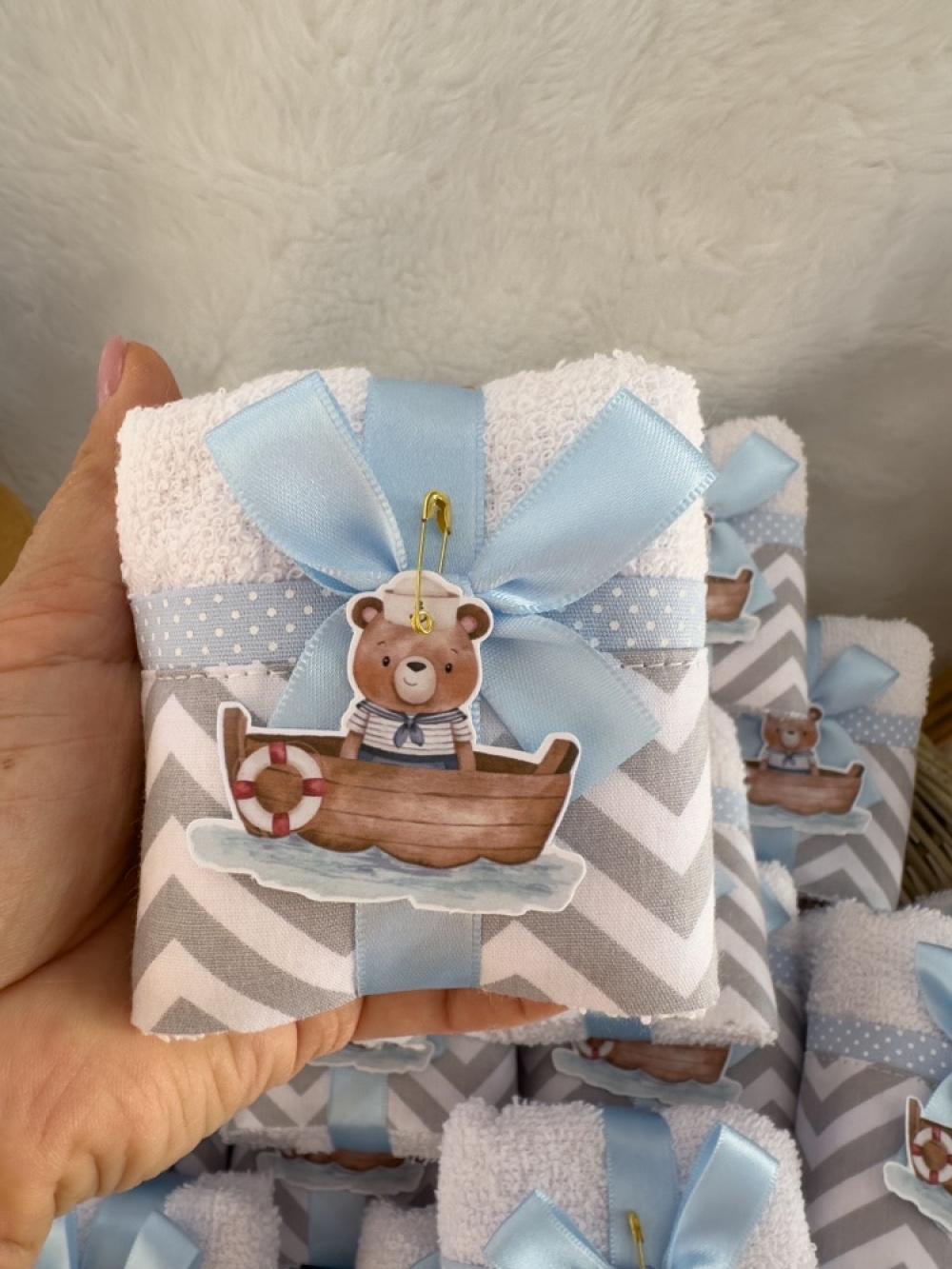 lembrancinhas de cha de bebe do ursinho marinheiro