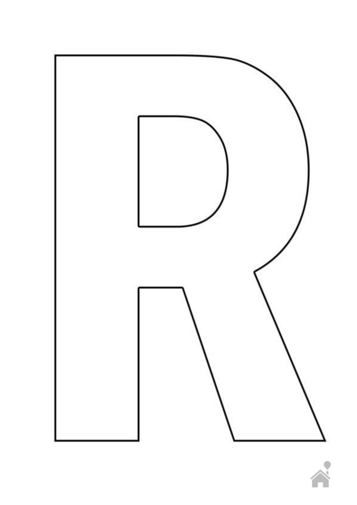molde de letra J