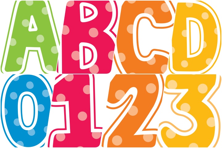 download letras coloridas png