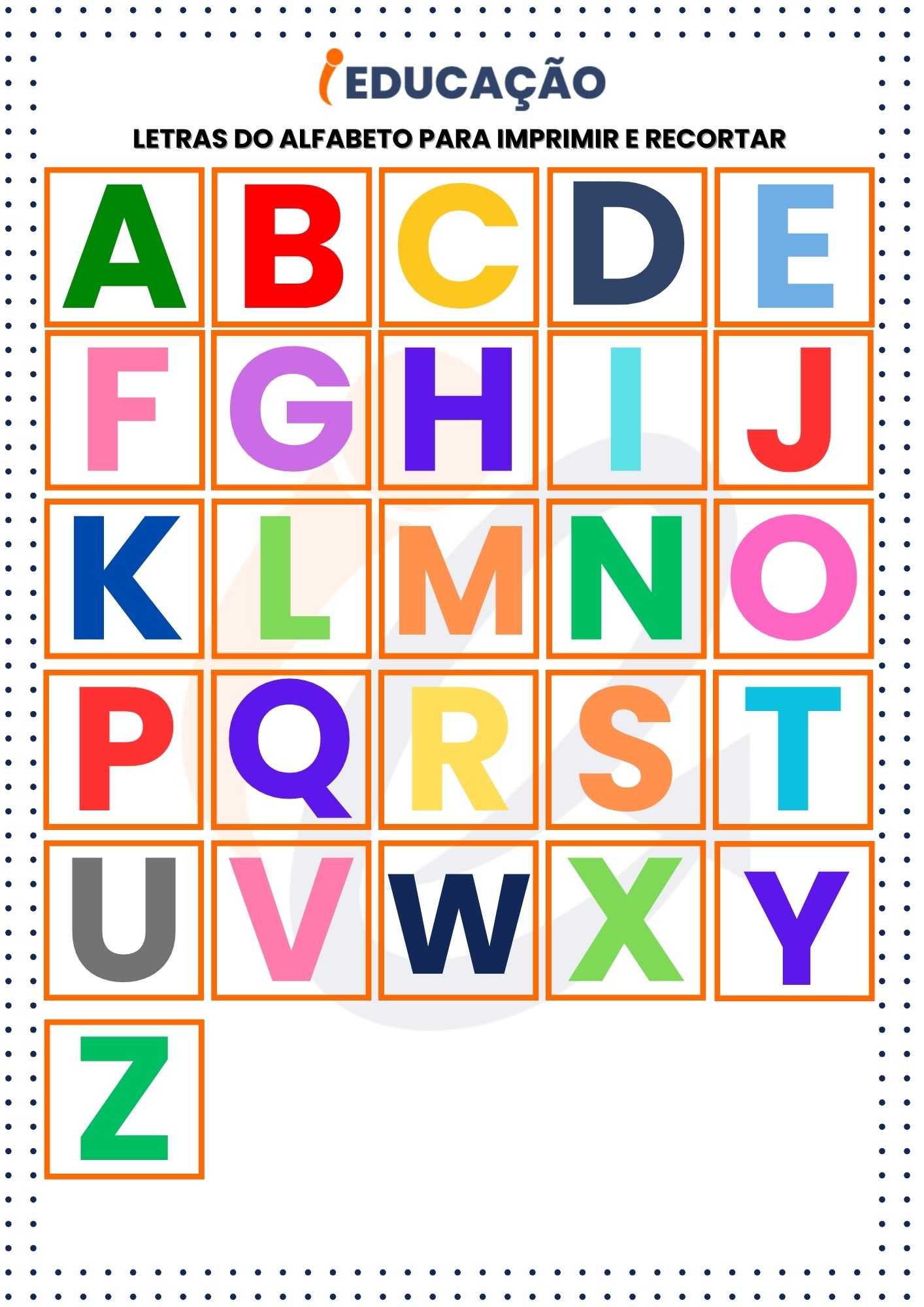 moldes de letras coloridas para artesanato