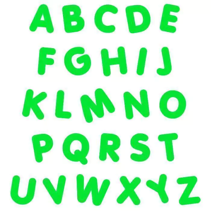 letras em EVA para painel