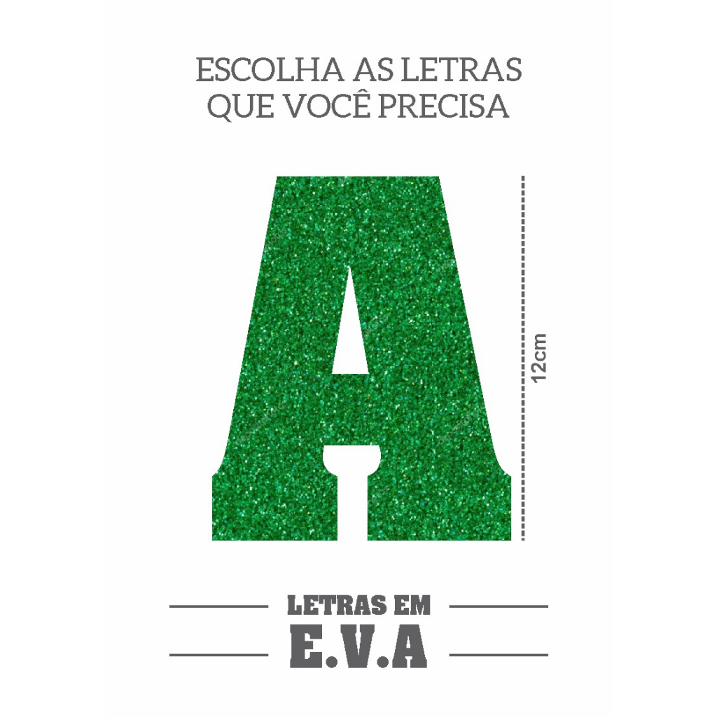 fontes de letras em EVA para imprimir