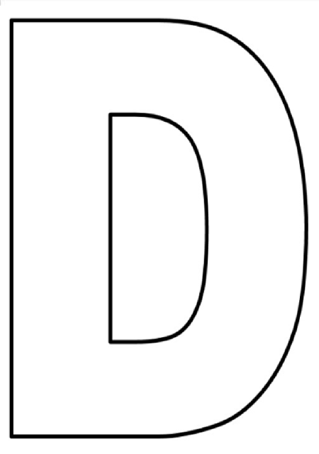 Moldes de letras EVA 3D