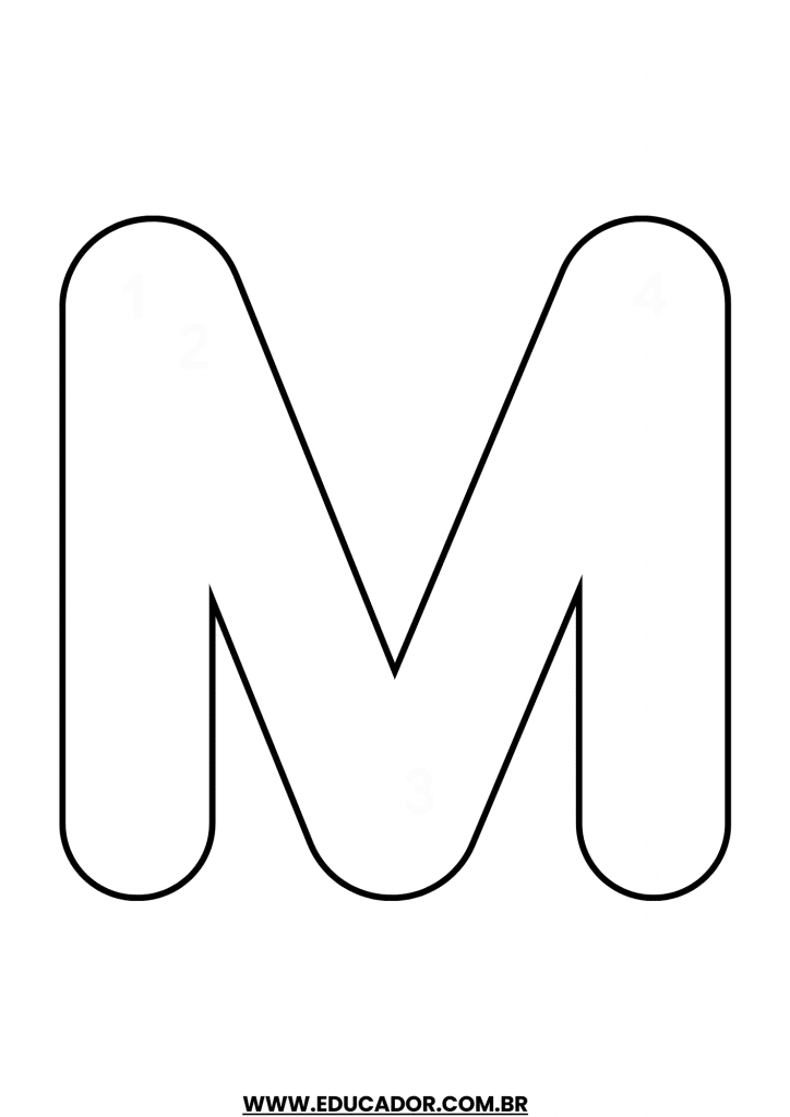 moldes de letras para imprimir e recortar grátis