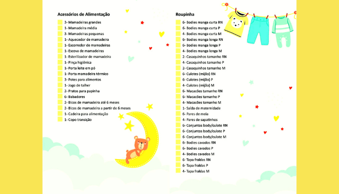 erros comuns lista cha de fraldas evitar