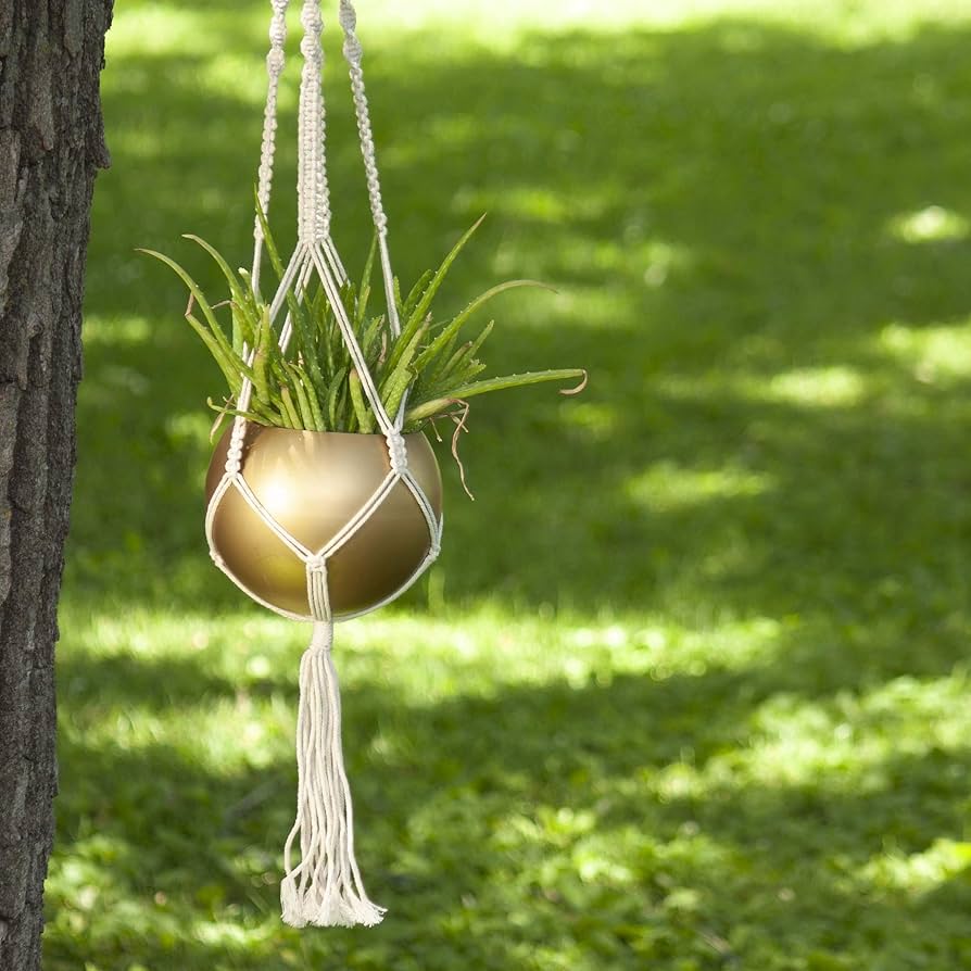 macramê para vasos