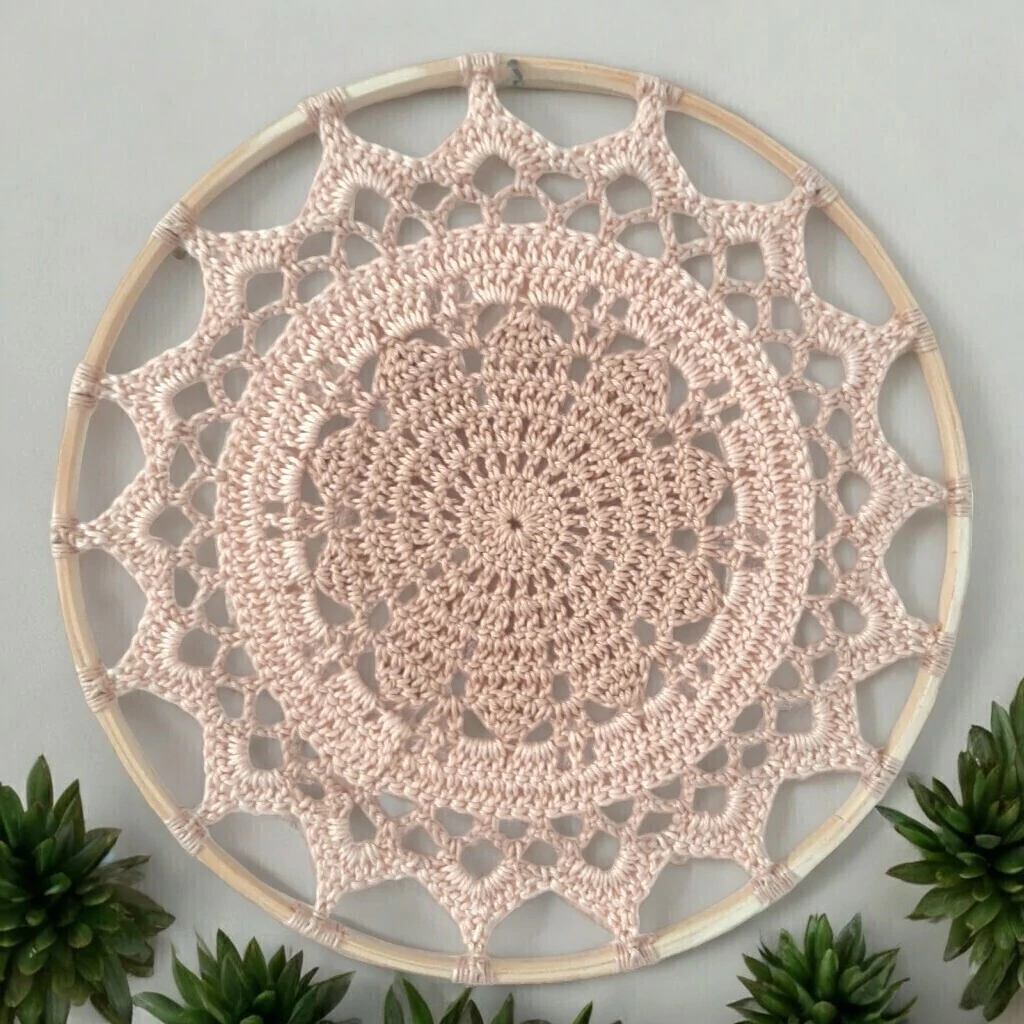 mandalas de crochê para descanso de copo