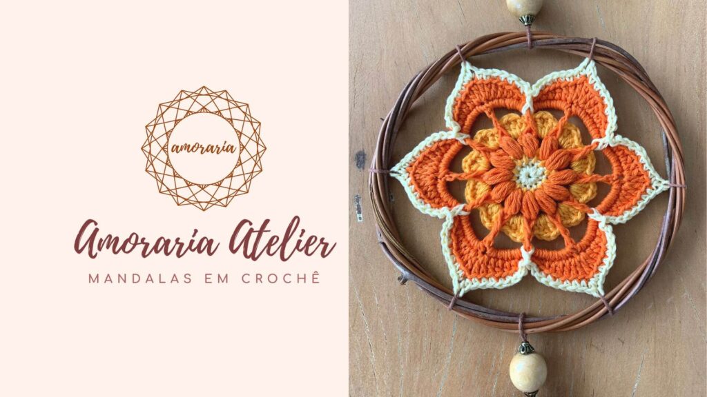 aprender a fazer mandala de crochê