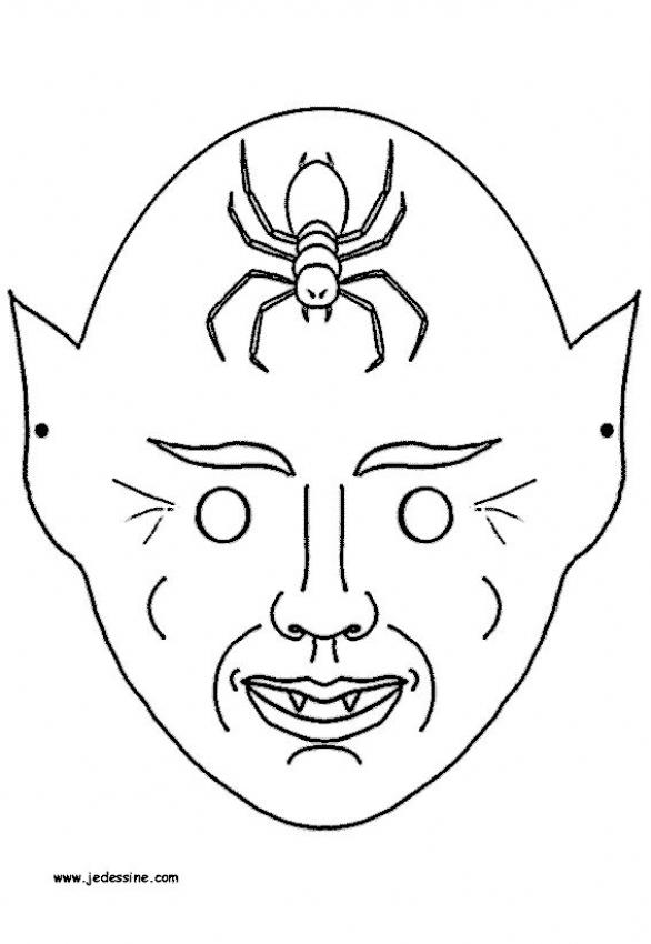 máscaras de halloween para imprimir grátis