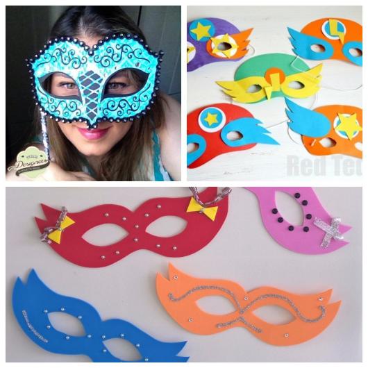 vetores de máscaras de carnaval