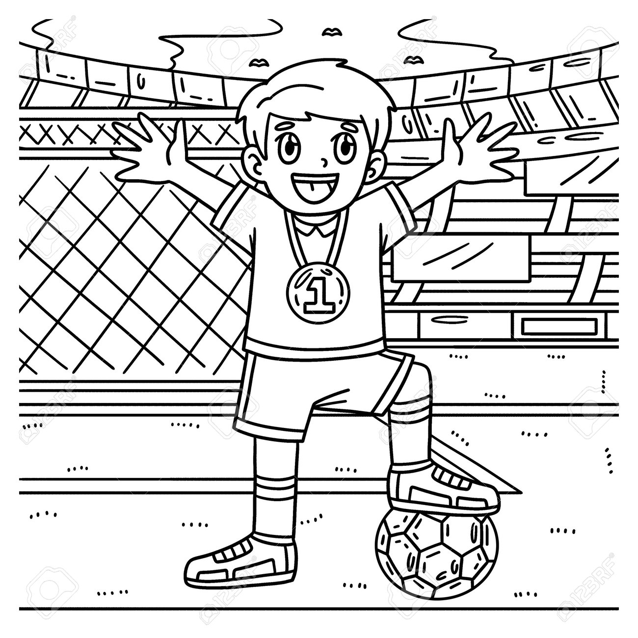 desenho de menino para pintar