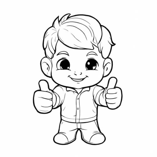 desenhos para imprimir tema folclore menino