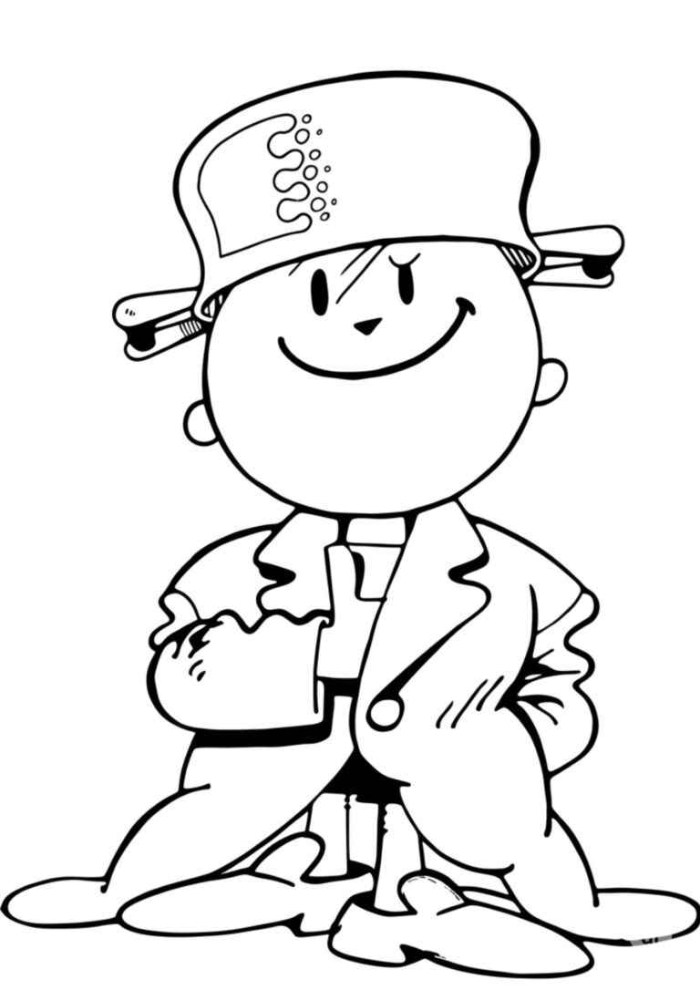 desenhos para imprimir tema páscoa menino