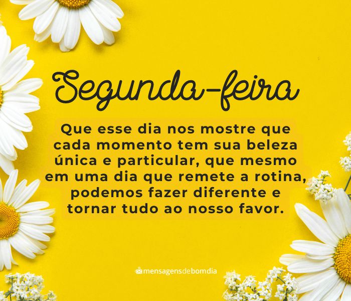 bom dia segunda feira