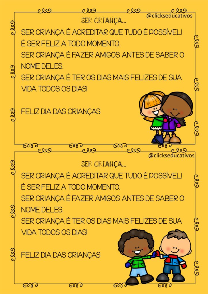 frases dia das crianças para baixar