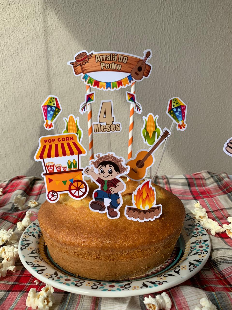 mesversario junino bebe