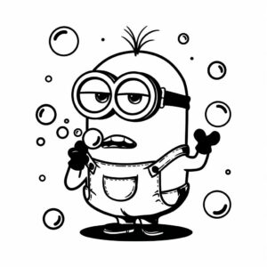 livro de colorir minions vs desenhos online