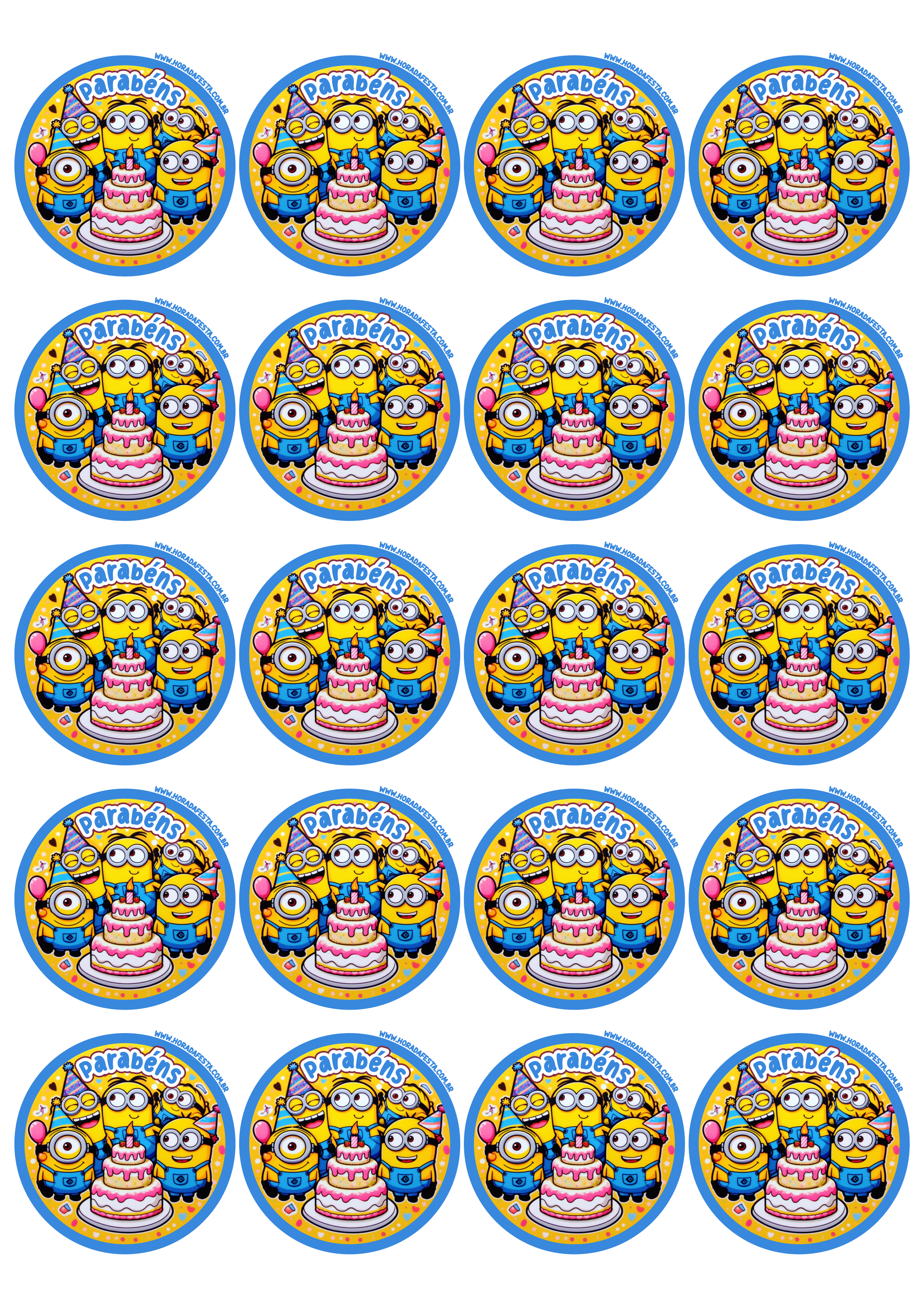 minions para festa de aniversário