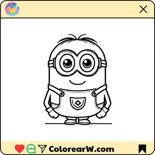 Minions para imprimir e pintar