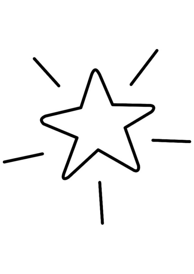 molde estrela cadente