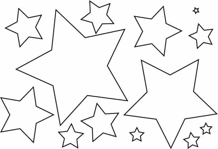 modelos de estrelas em 3D