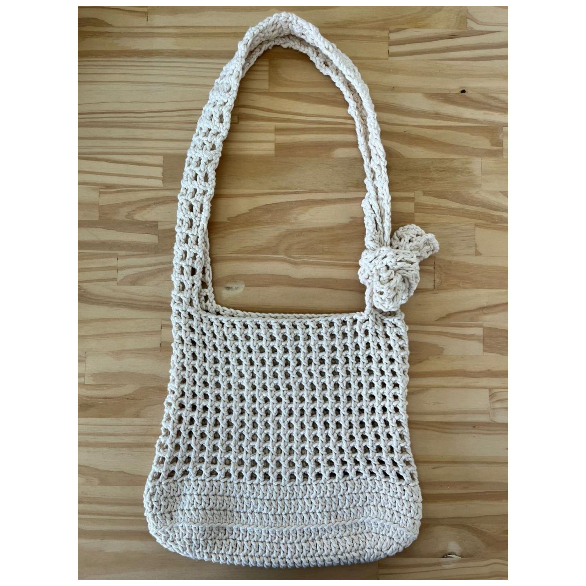 bolsa de crochê artesanal