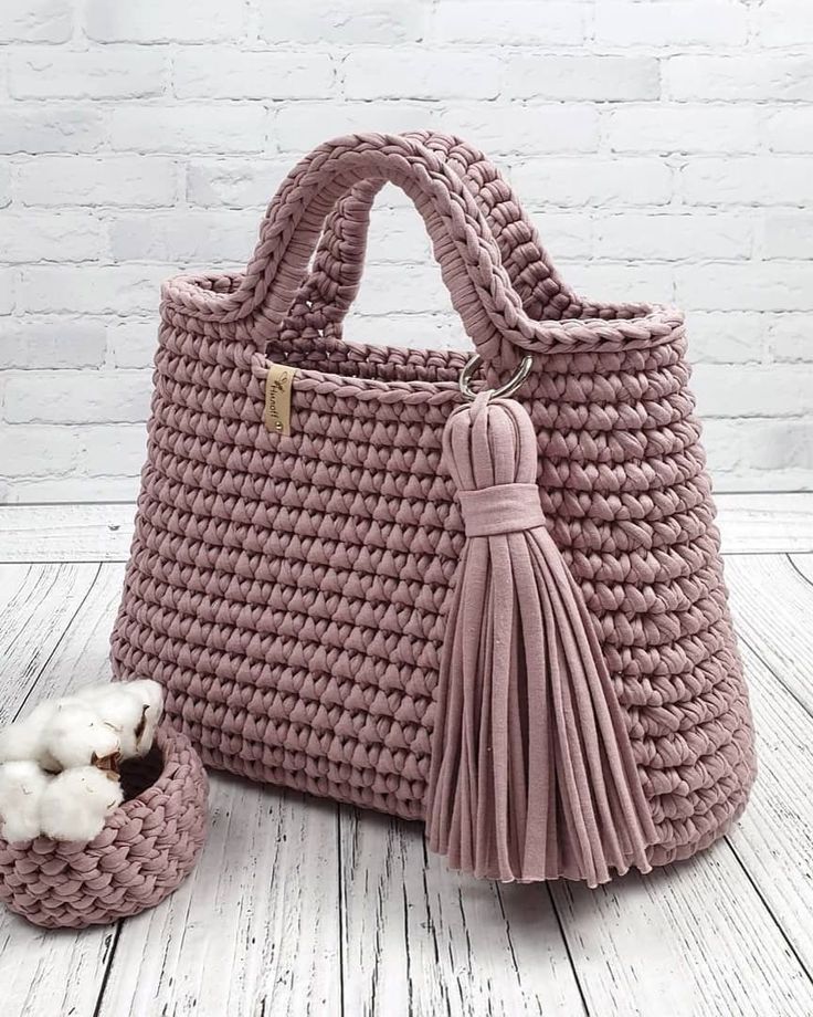 bolsa de crochê pequena