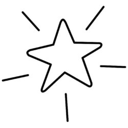 molde estrela de eva para imprimir