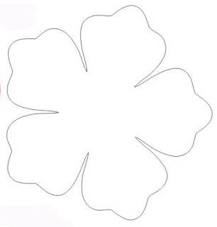 moldes de flores para artesanato