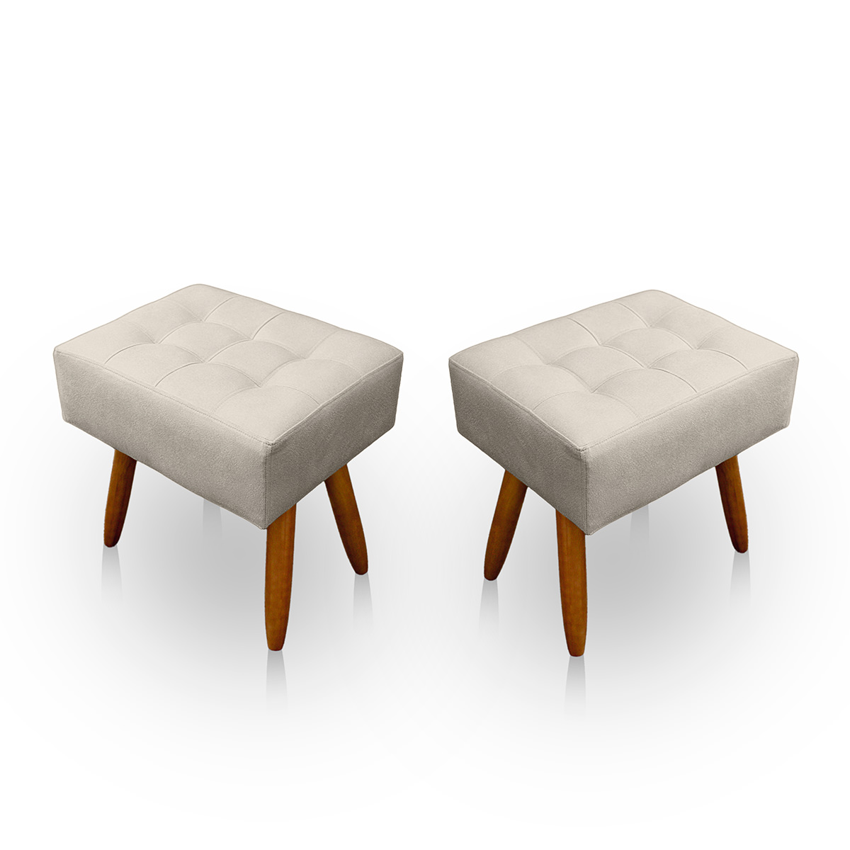 Guia de materiais para pufes: suede