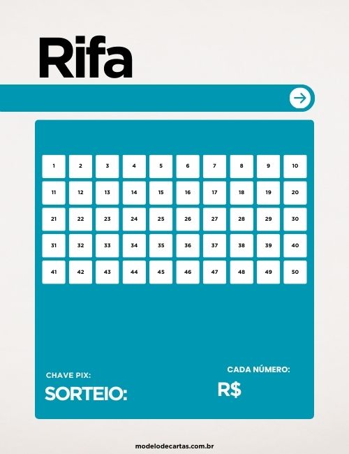 como criar rifa editável