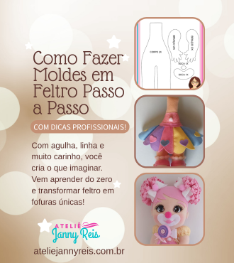 evite estes 5 erros ao fazer sua boneca de feltro para guirlanda