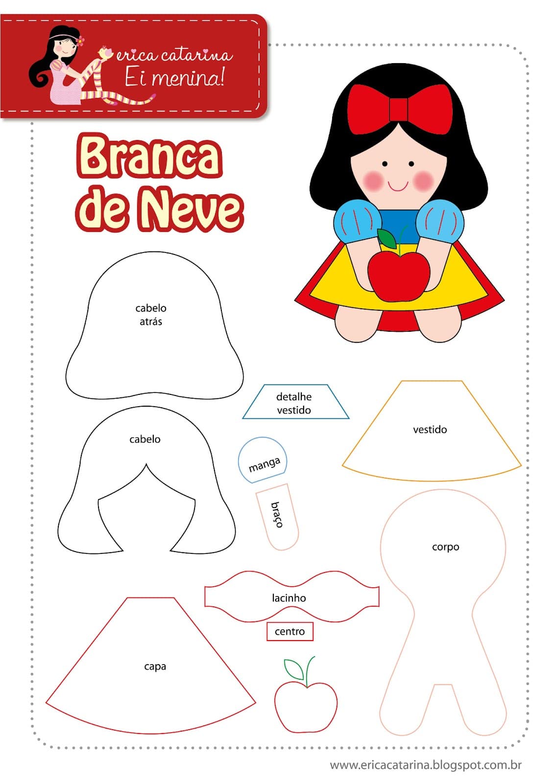 ideias de moldes bonecos feltro