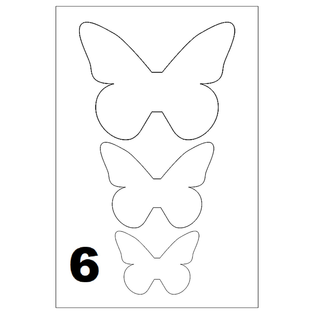 silhueta de borboleta
