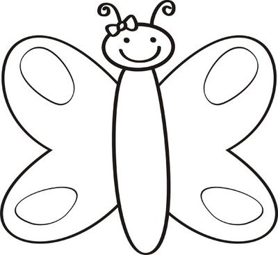 molde borboleta para imprimir em feltro