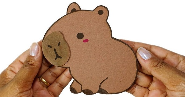 molde capivara feltro