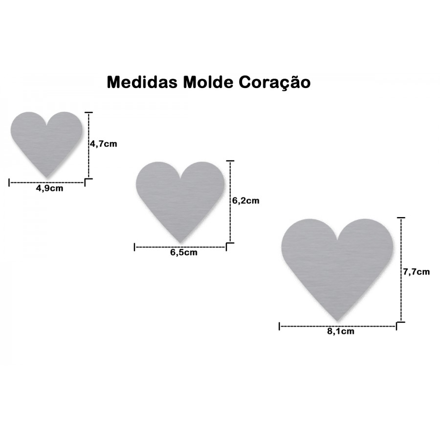 molde coração barato onde comprar