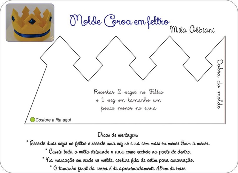 molde coroa grande