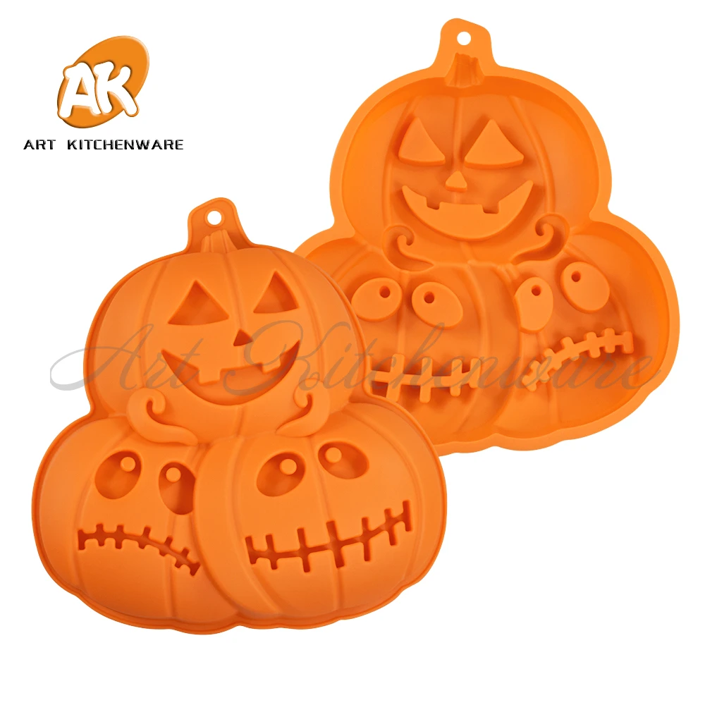 silhuetas de abobora halloween