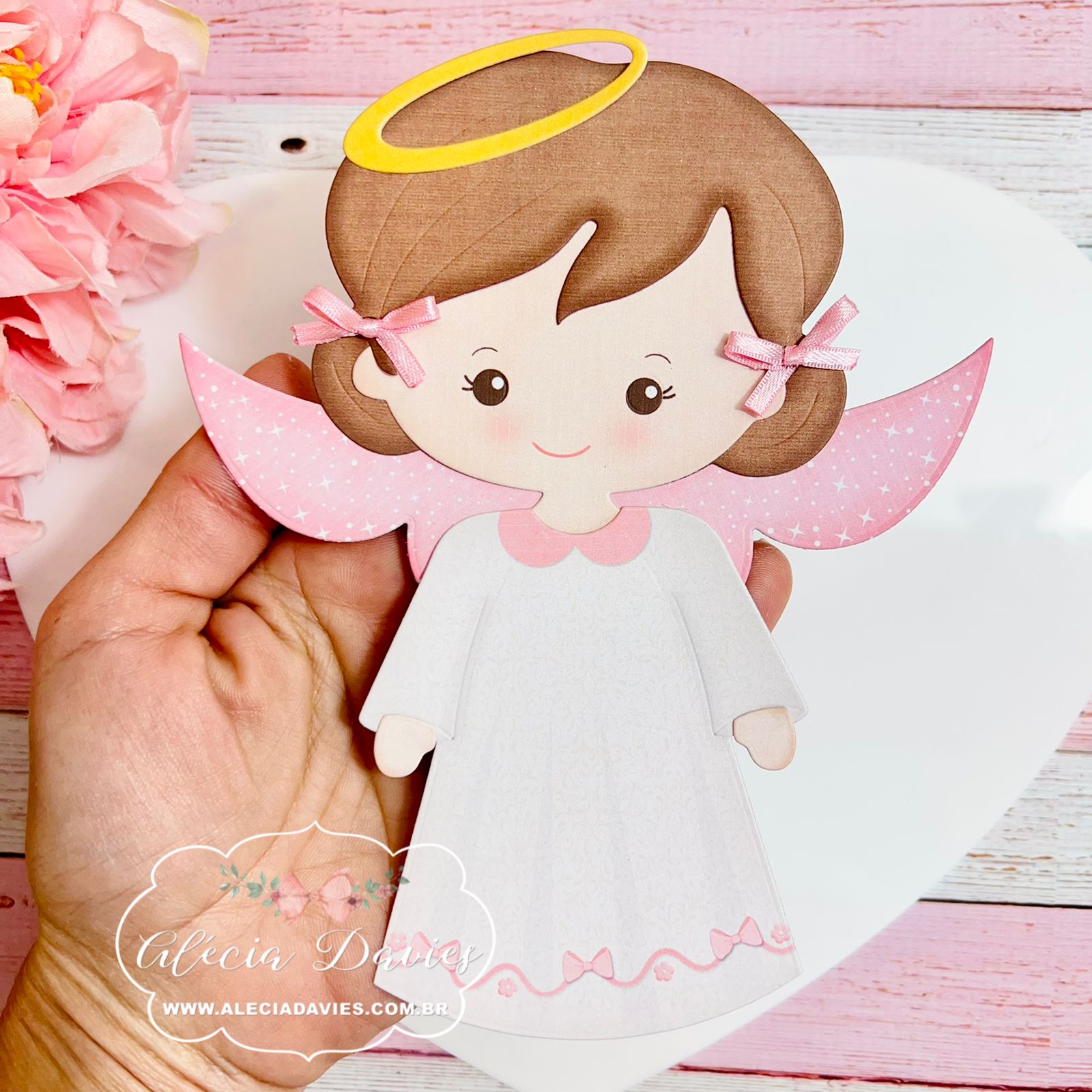 molde de anjo em eva grande para painel