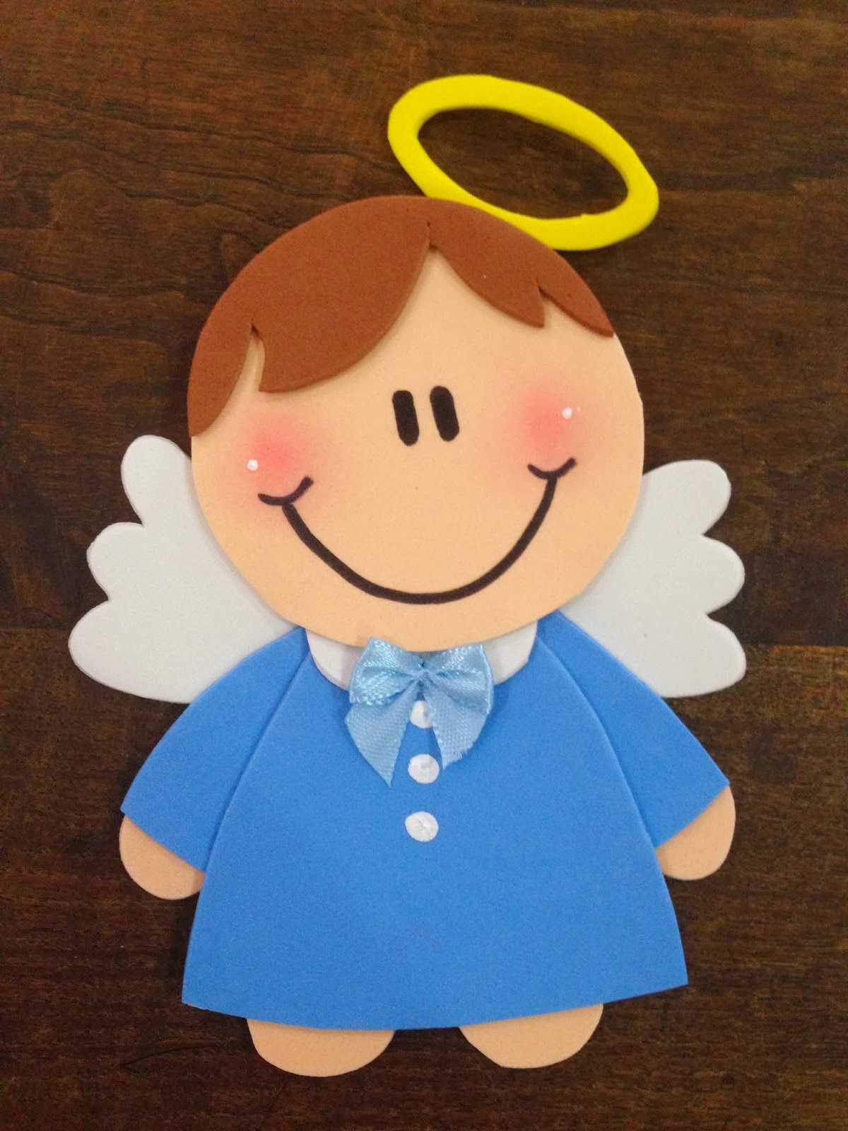 molde de anjo em eva para lembrancinha