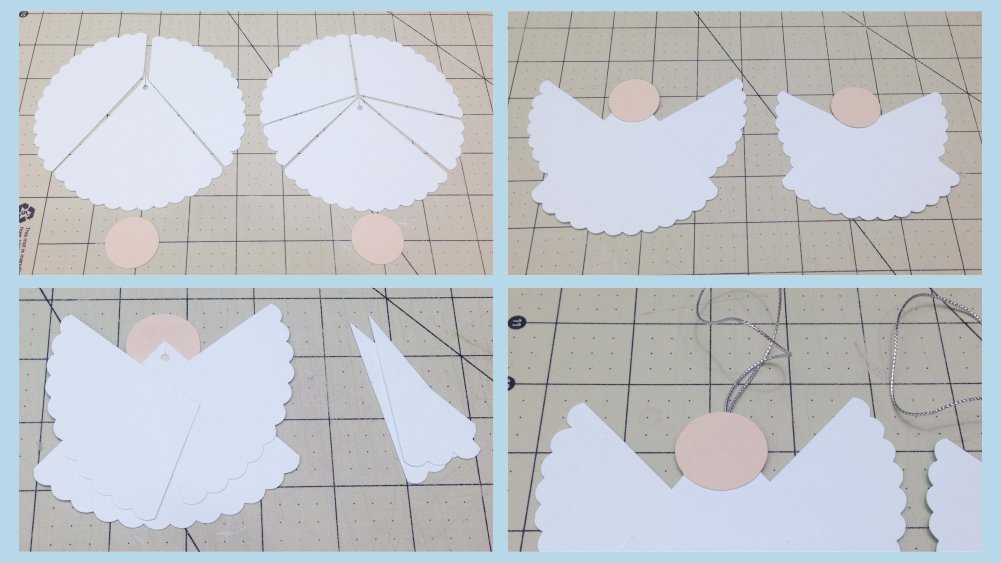molde de anjo pequeno para colorir