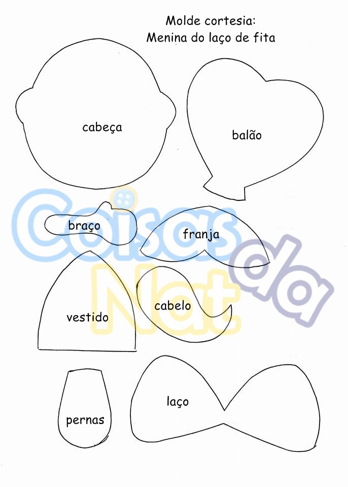 molde de balão junino em eva