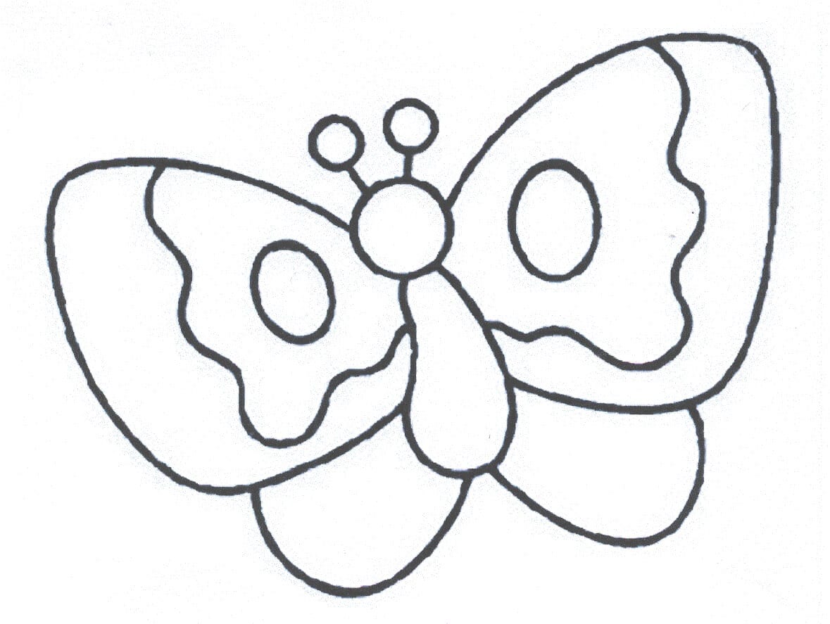 ideias de artesanato com molde de borboleta