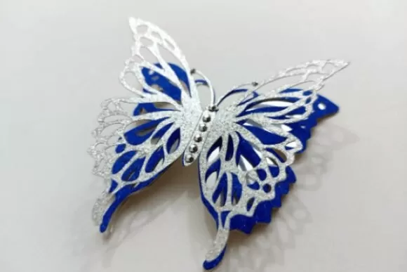 molde borboleta 3d gratis