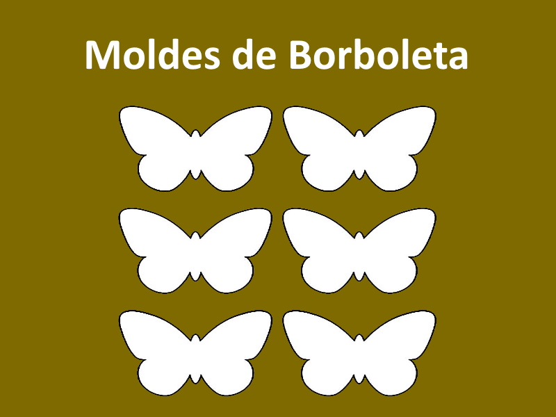 molde de borboleta para papel