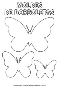 molde de borboleta para festa
