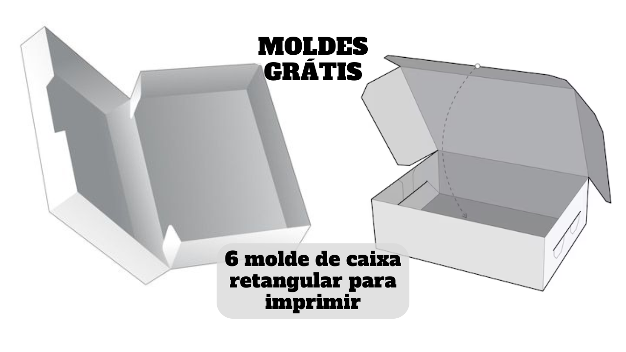 molde caixa milk para imprimir