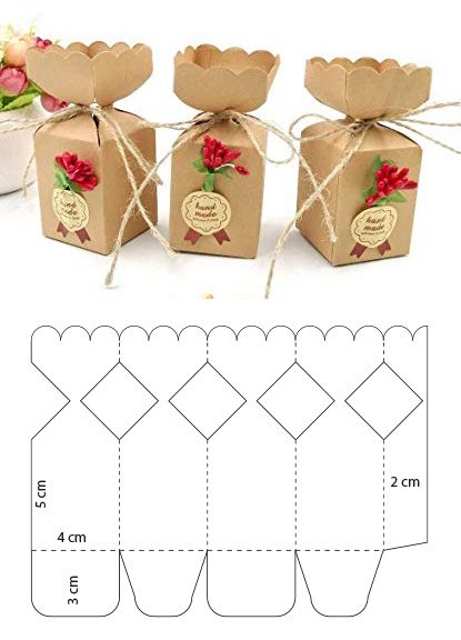 como fazer caixa de papel para imprimir